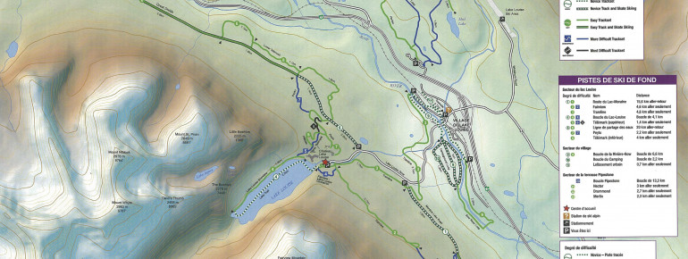 Trail Map Lake Louise