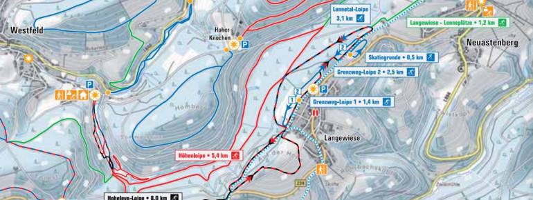 Trail Map Langewiese