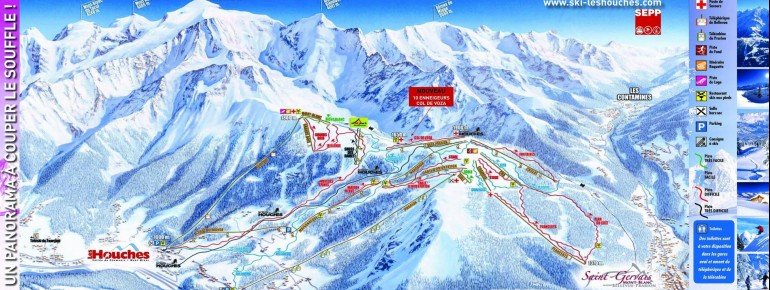 Trail Map Les Houches