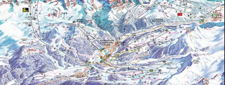 Trail Map Madonna di Campiglio