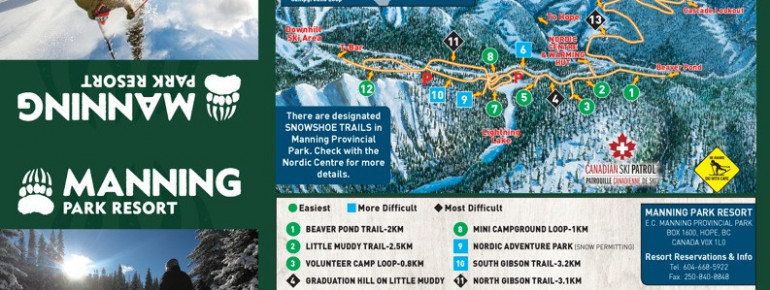 Trail Map Manning Park Resort