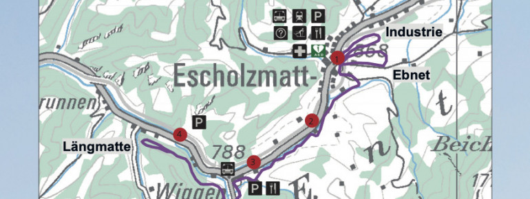 Loipenplan Marbach - Escholzmatt