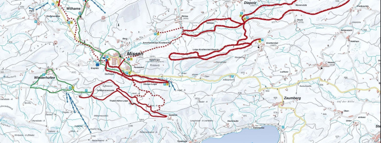 Trail Map Missen-Wilhams