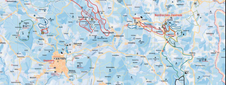 Trail Map Nordic Center Breitenberg - Jägerbild