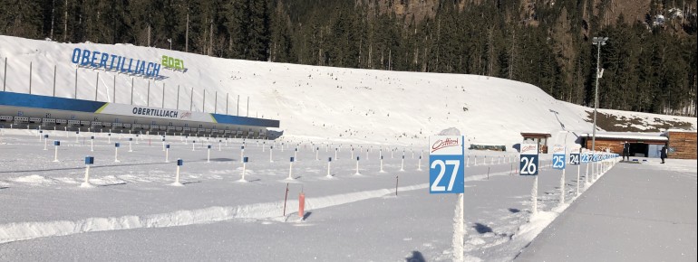 Das Biathlonzentrum Obertilliach ist eine beliebte Trainingsstätte für Profis und Hobbysportler.