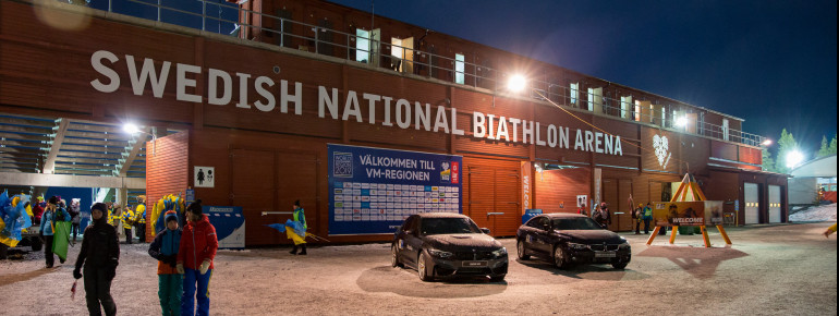 In Östersund befindet sich das Biathlonzentrum Schwedens.