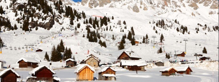 Cross-country ski centre Alochet - San Pellegrino Pass - Moena - Val di Fassa - Dolomites - Italia