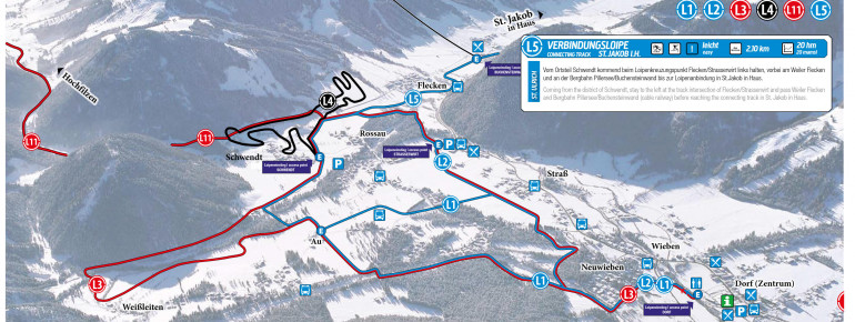 Trail Map Pillersee