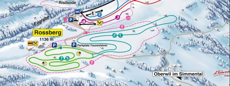 Trail Map Rossberg Oberwil