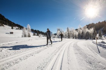 Der schneereichste Monat im Salzburger Langlaufgebiet ist der Februar.
