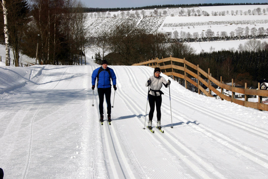 Im Skilanglaufzentrum Westfeld/Ohlenbach erwarten dich mehr als 90 Loipenkilometer.