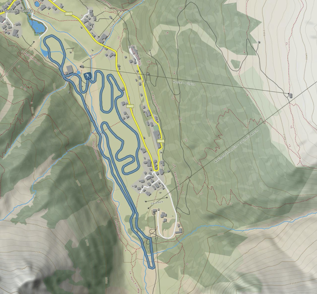 Loipenplan Sulden