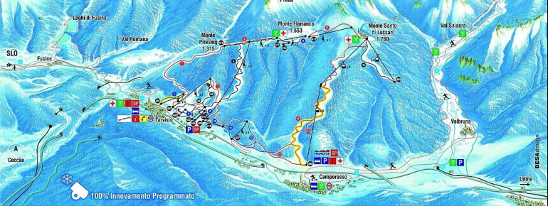Trail Map Tarvisio