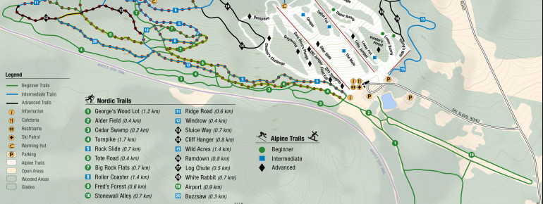 Trail Map Titcomb Mountain