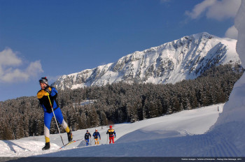 Das Val di Fiemme zählt mit seinen 150 Loipenkilometern zu den italienischen Langlauf-Eldorados.