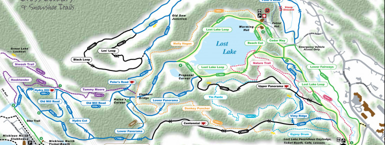 Loipenplan Whistler Lost Lake