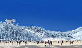 Auch das Nationale Skisprungzentrum ist hier entstanden.