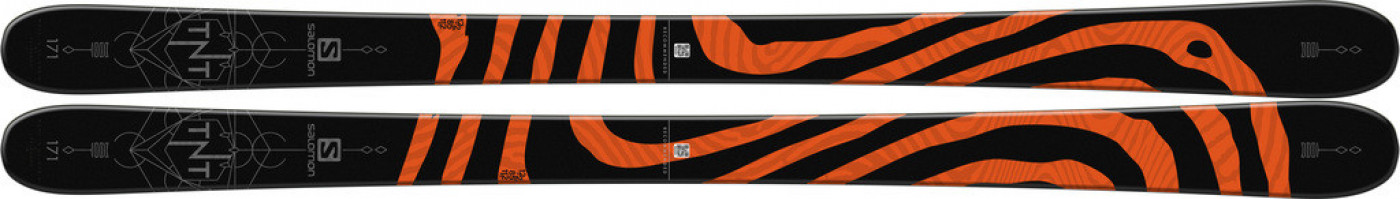 Salomon twin shop tip skis