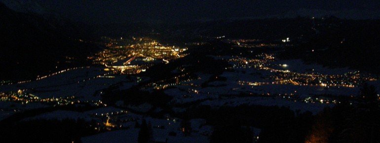 Innsbruck bei Nacht