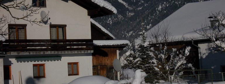 Haus im Winter