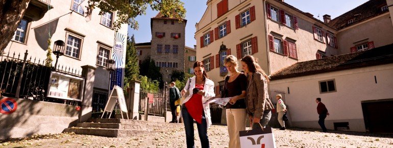 Autofreie und historische Churer Altstadt