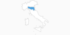 Karte der Skigebiete in der Emilia-Romagna