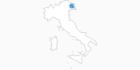 Karte der Skigebiete in Friaul-Julisch Venetien