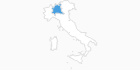 Karte der Schneeberichte in Lombardei