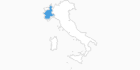 Karte der Skigebiete in Piemont