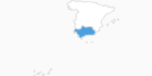 map of all ski resorts in Andalusia