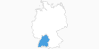 Karte der Schneeberichte in Baden-Württemberg