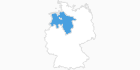 Karte der Schneeberichte in Niedersachsen