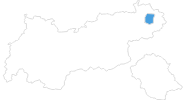 Karte der Skigebiete in Kitzbüheler Alpen - St. Johann - Oberndorf - Kirchdorf