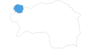 Karte der Skigebiete in Ausseerland - Salzkammergut