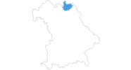 map of all ski resorts in the Frankenwald