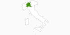 Karte der Langlauf in Lombardei