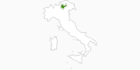 Karte der Langlauf in Trentino