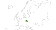 Karte der Langlauf in Tschechien