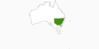 Karte der Langlauf in New South Wales