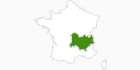 Karte der Webcams in Rhône-Alpes