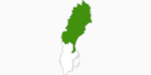 map of all cross country ski areas in Northern Sweden