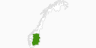 Karte der Loipenberichte in Ostnorwegen