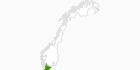 Karte der Langlauf in Südnorwegen
