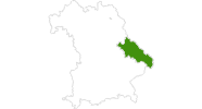 Karte der Langlauf Bayerischer Wald