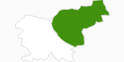 Karte der Langlauf in Ostslowenien