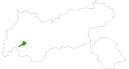 map of all cross country ski areas in Serfaus-Fiss-Ladis