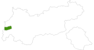 Karte der Langlaufwetter in St.Anton am Arlberg