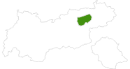 Karte der Langlaufwetter in Wildschönau