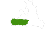 Karte der Langlauf in Nationalpark Hohe Tauern