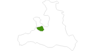 Karte der Langlauf in Saalfelden-Leogang